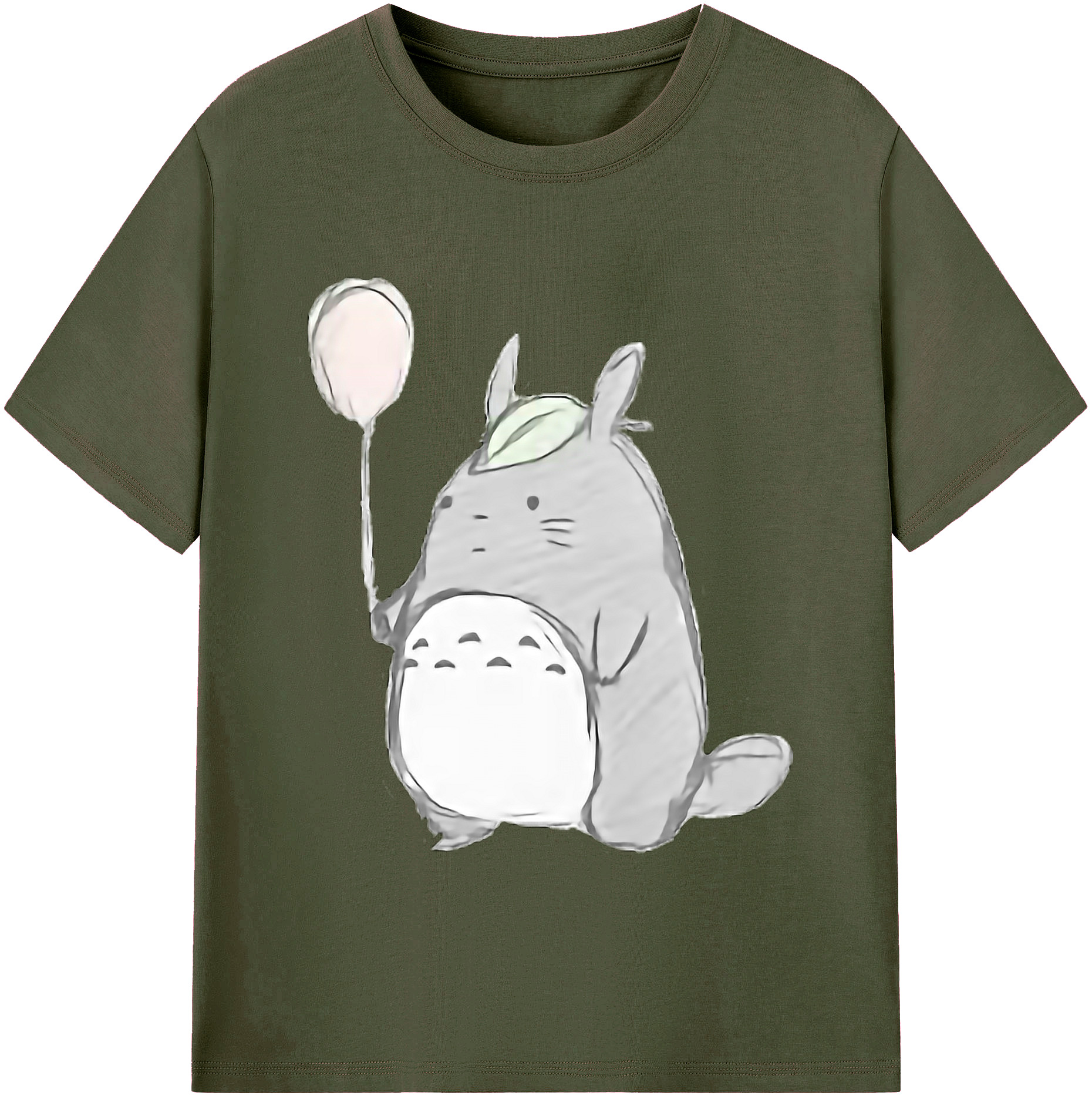 （画像用） となりのトトロ 草壁メイ 草壁サツキ My Neighbor Totoro Satsuki Kusakabe Mei Kusakabe 綿100％ メンズ半袖Tシャツ｜肌触りやわらか＆通気性